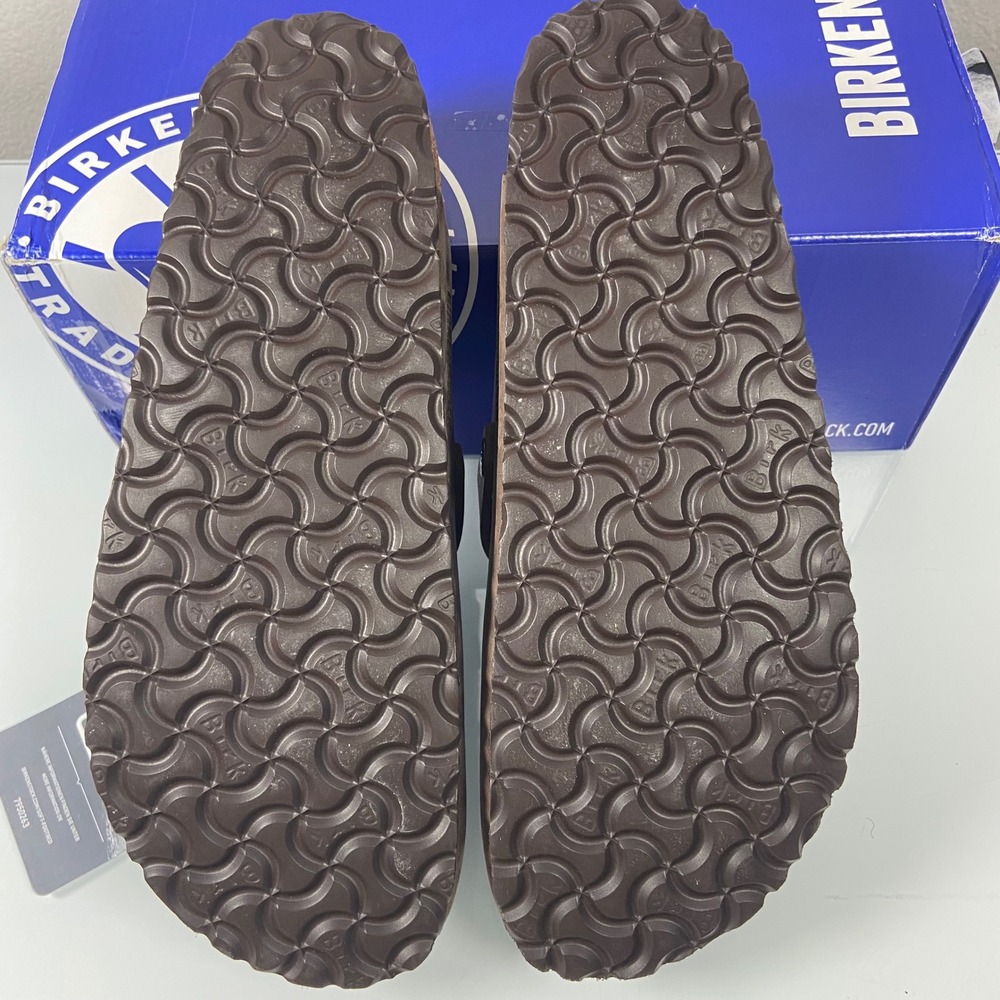 Birkenstock Size 40 M7 W9 Boston BS Soft Footbed Leather Clogs Dark Brown NEW - Picture 10 of 11